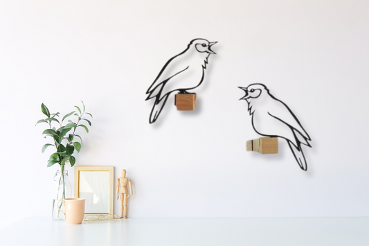 Wanddecoratie: Vogels & Insecten